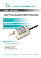 Download Transmisores de humidad de aire LF | Medición de la humidad ambiental / Medición de la temperatura del aire