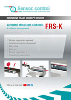Download flyer Automatic Moisture Control at the Cooler / Continuous Mixer FRS-K